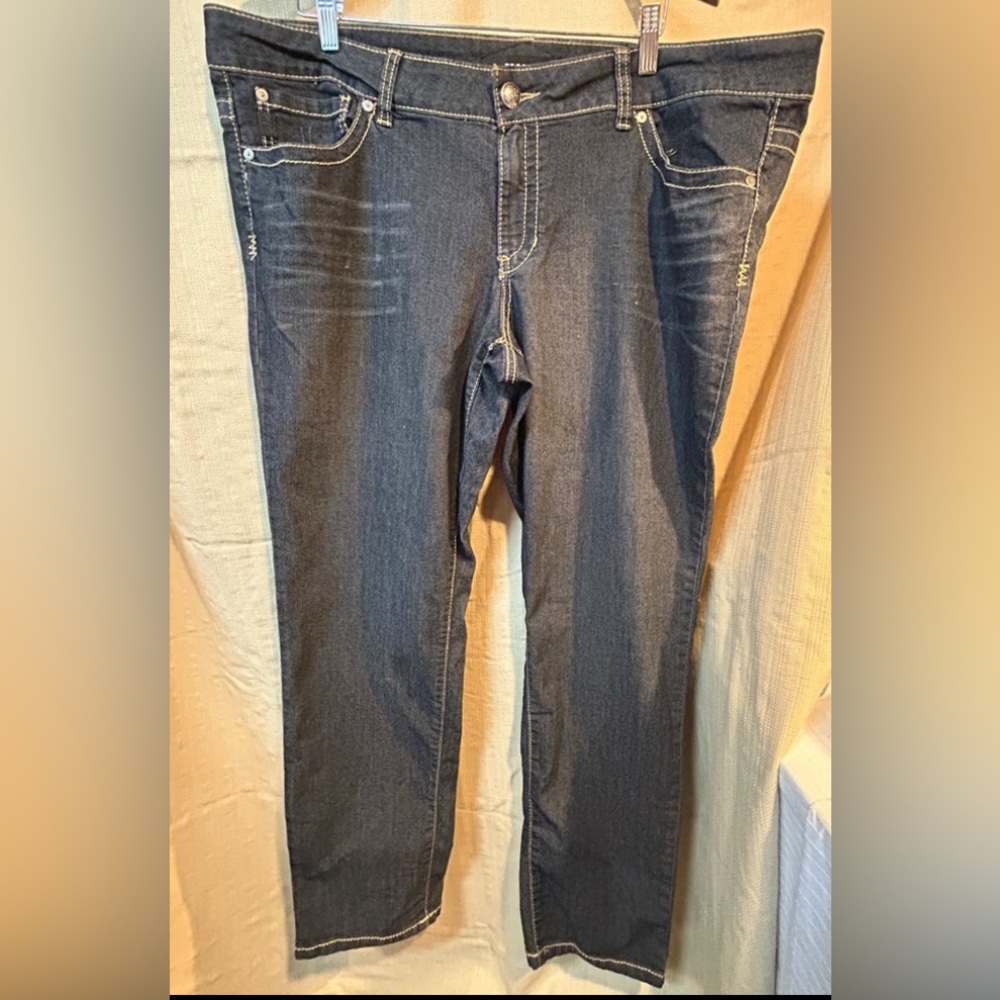 Torrid Dark Blue Straight Leg Jeans Size 24S